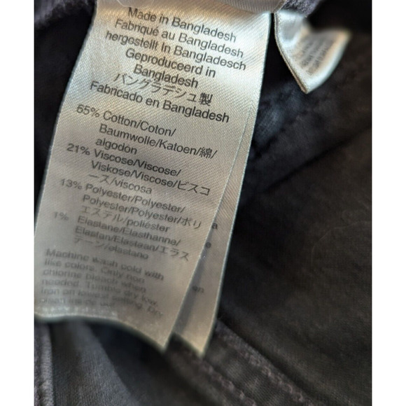 J Crew Jeans Womens Size 29 Black Denim 9" High-Rise Skinny Stretch - Picture 5 of 8